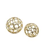 Crystal Balls Electroplated Hollow Ornament