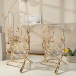 Vases Artificial and dried flower ornaments for American-style dining tables